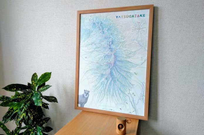 八ヶ岳の地図