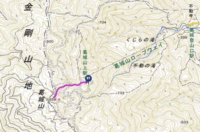 大和葛城山MAP