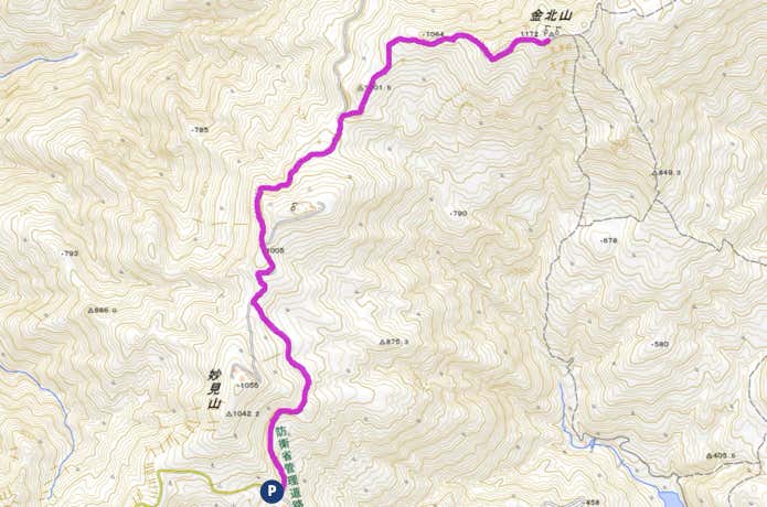 金北山MAP