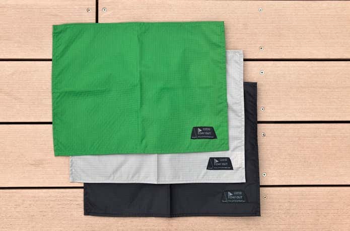 アウトドアな雰囲気のランチマット