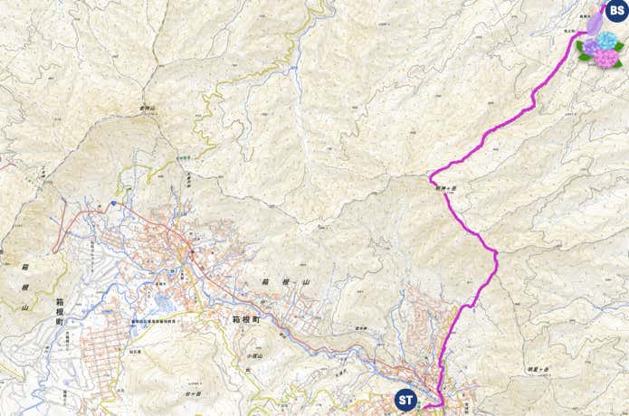 明神ヶ岳MAP