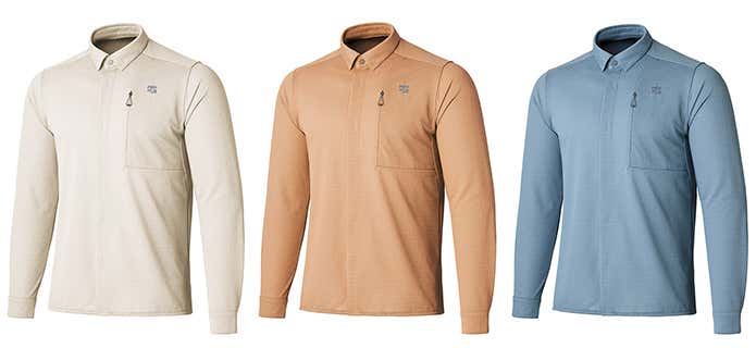 ファイントラック] FMM1602 Men's よぅ ラミースピンニット