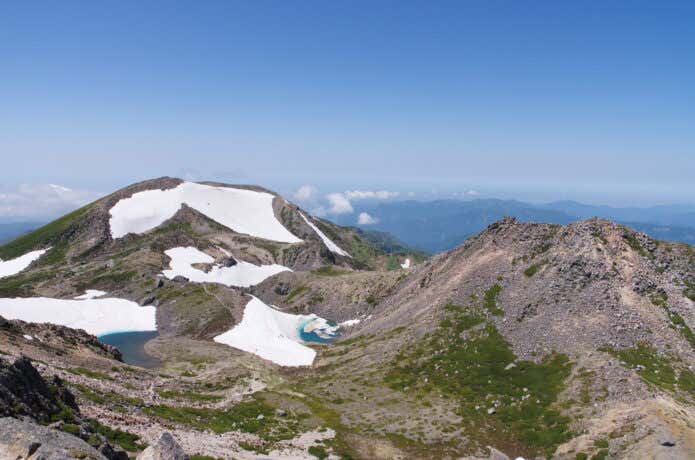 白山　御前峰からの展望