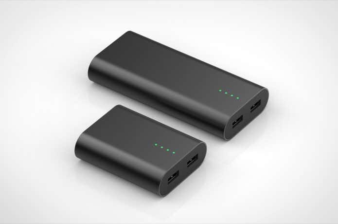 大小2種類のモバイルバッテリー