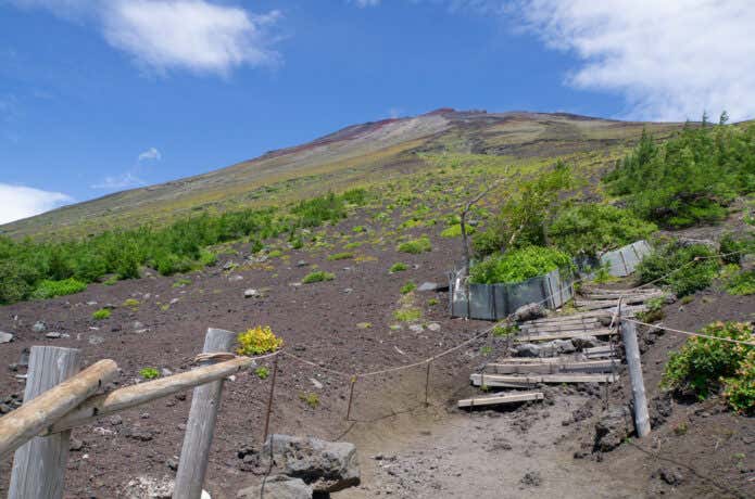 富士山　富士宮ルート　富士宮口五合目