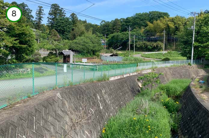 長福寺手前
