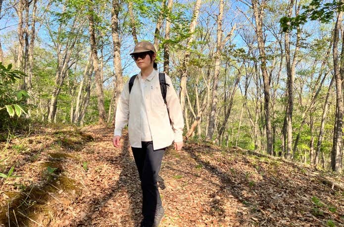 山シャツが快適