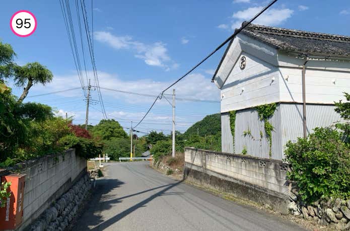 秋山地区の住宅街