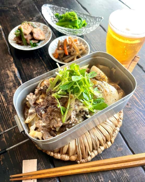 牛肉と玉ねぎのマヨ炒めメニュー