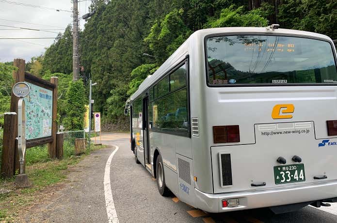 白石車庫バス停