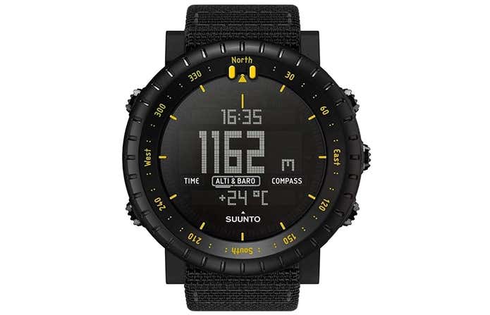 SUUNTO CORE Black Yellow TXの高度表示