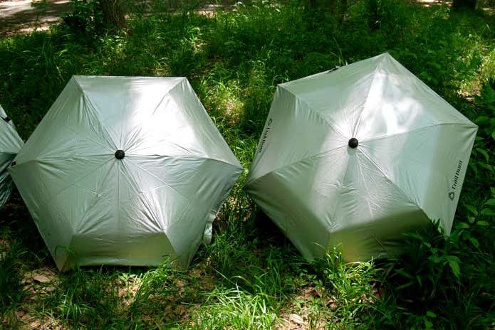 ゴッサマーギア　ライトトレックアンブレラ/クローム Lightrek Hiking Umbrella – Gossamer Gear
