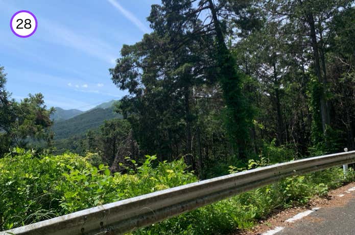 笠山と堂平山