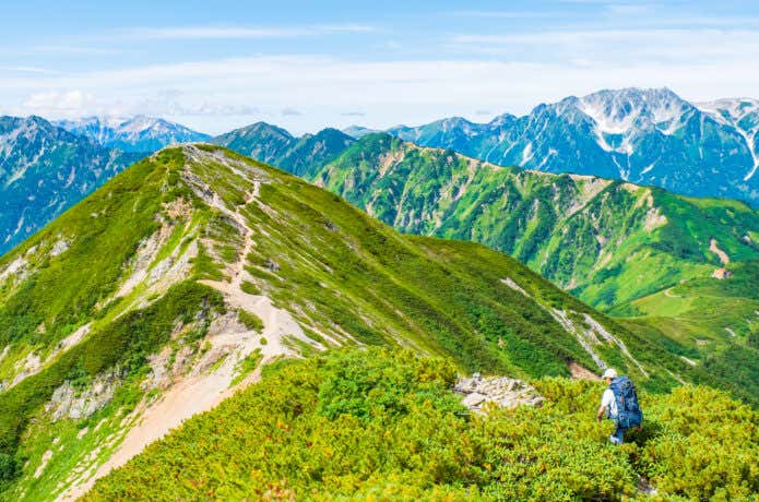 夏の絶景登山