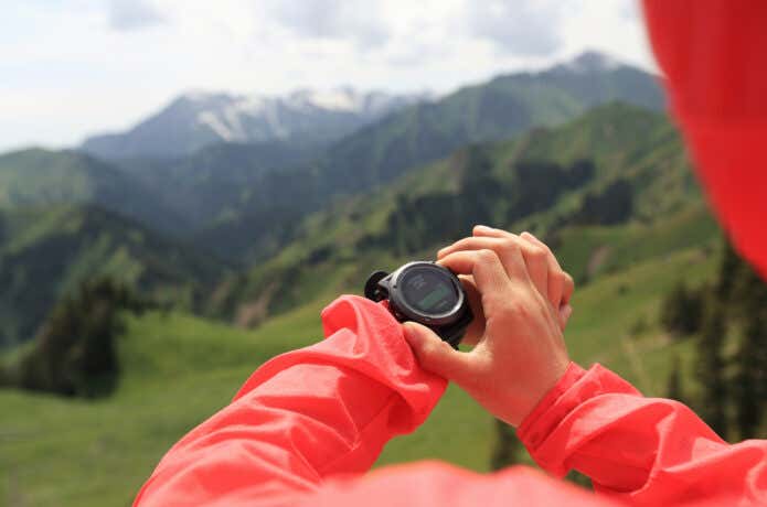 登山用時計を使う人