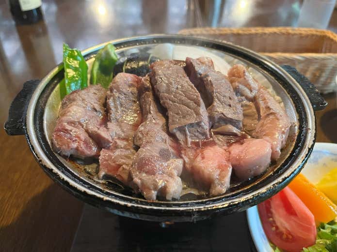 赤岳鉱泉「ステーキ」