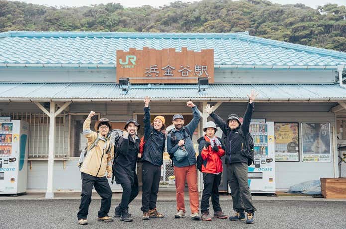 出発のポーズ