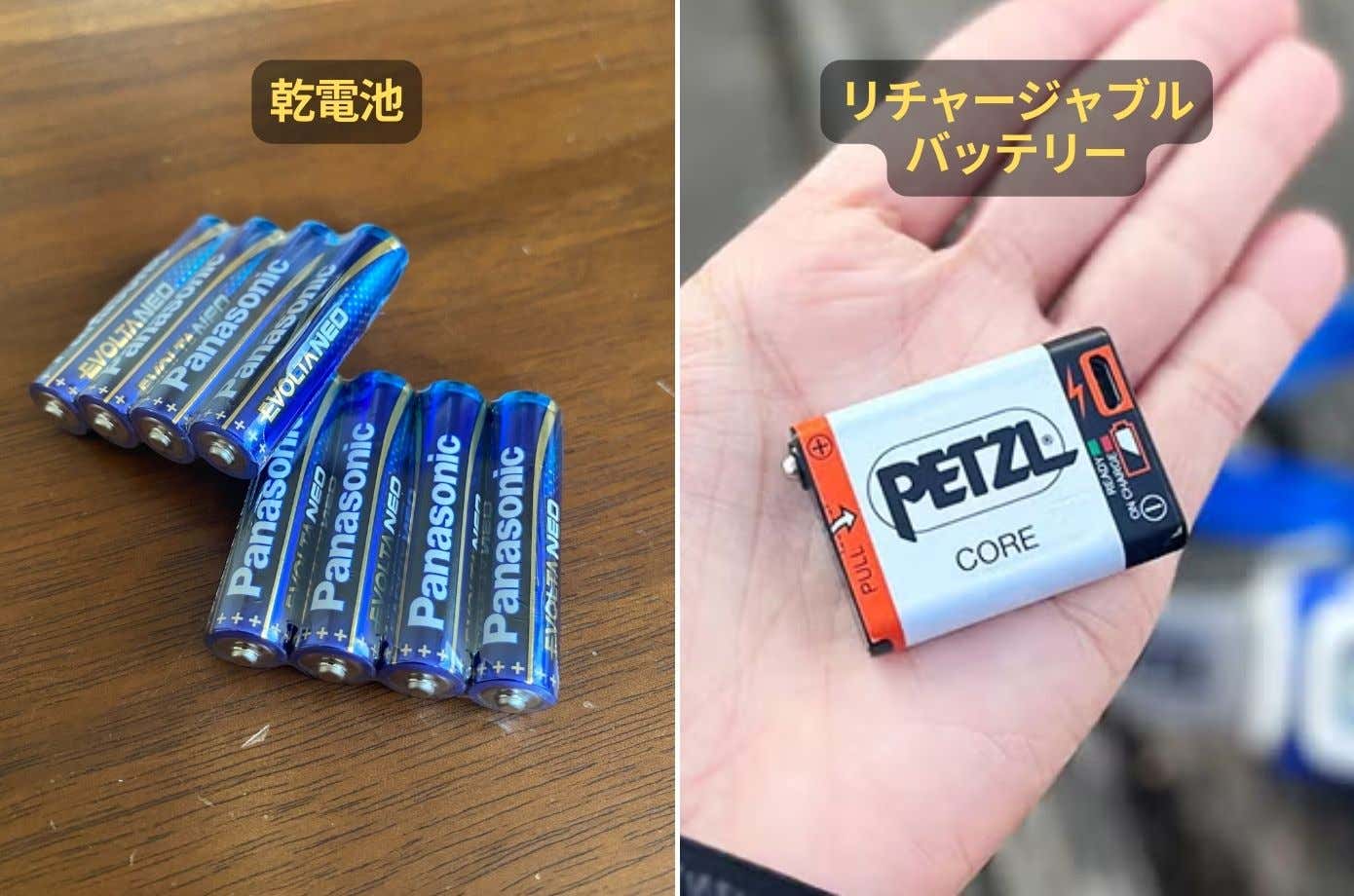 ペツル_バッテリー