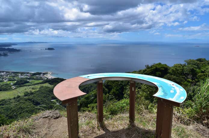 地球が丸く見える展望台 鋸山