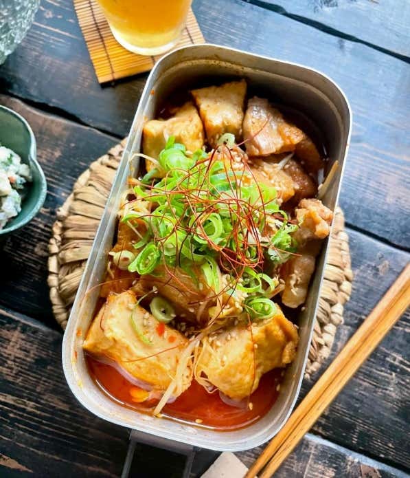 ⑤豆もやしがしんなりしたら、最後にごま油、ごま、きざみねぎを入れて出来上がり。