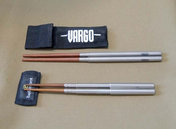 ベルモント山箸とVARGOチタニウムチョップスティック