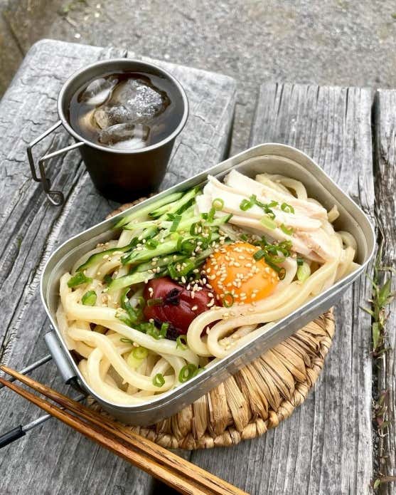 冷やし梅うどん