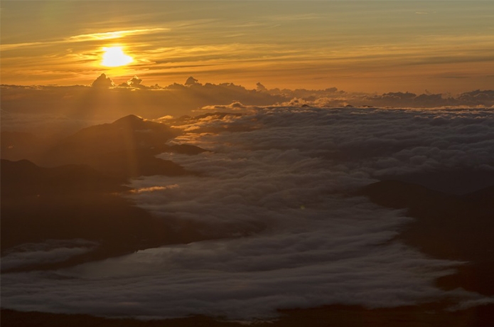 富士山の御来光