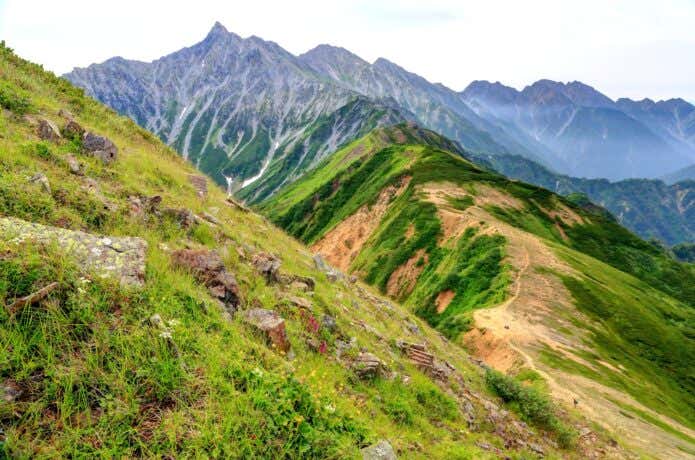 西鎌尾根と槍ヶ岳