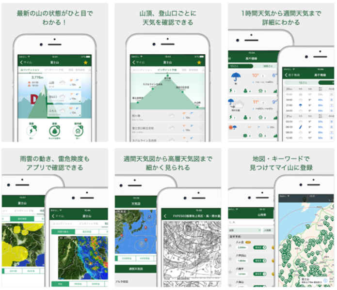 tenki.jp 登山天気