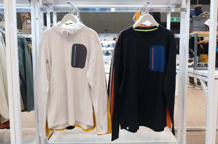 【1,280円】ブロックフリース トレッキングハーフジップ
【980円】ブロックフリース トレッキングクルーネック