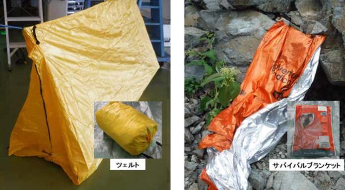 いざという時に役に立つ簡易シェルター