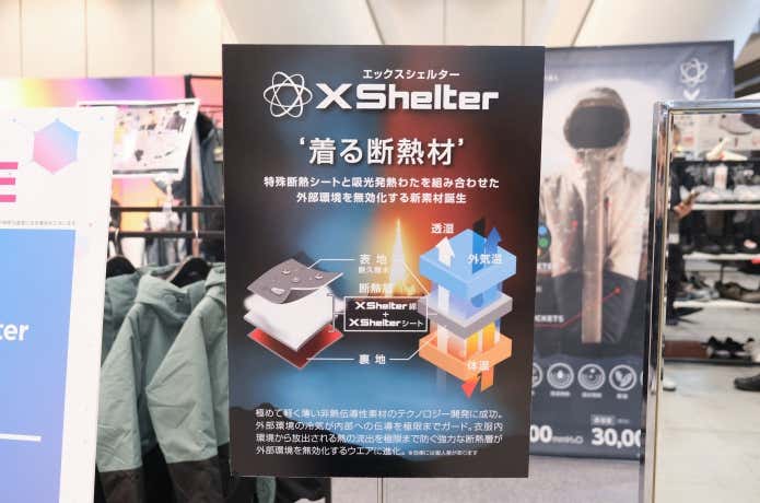 ワークマン　着る断熱　Xシェルター
