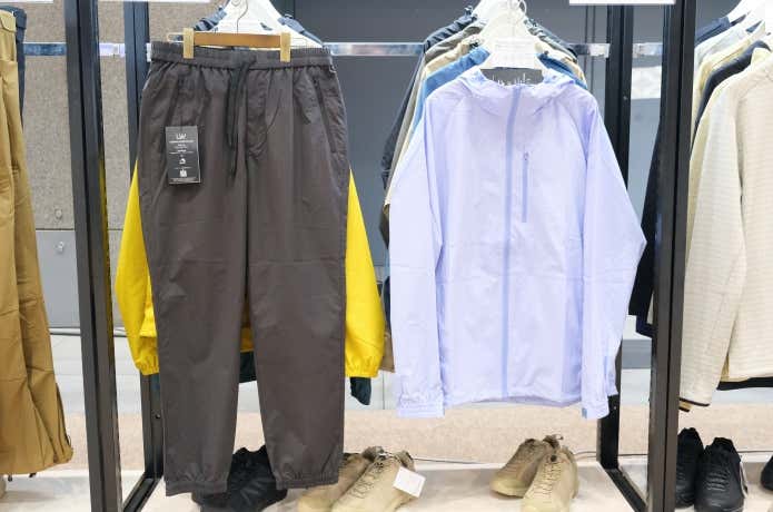 【2,900円】耐久撥水アーバンシェルジャケット【1,900円】耐久撥水アーバンシェルパンツ
