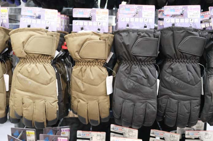 【2,900円】INAREM GEAR 防水防寒グローブ ベルト付き