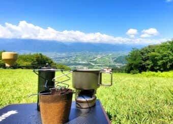 コーヒーギア＠安曇野市長峰山頂