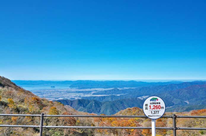 伊吹山　山頂駐車場