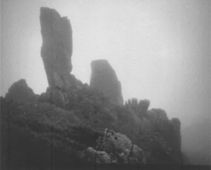 Ａさんから送られた「特徴的な大岩」の画像
