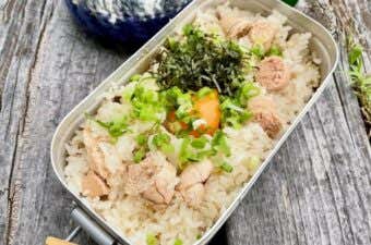 メスティンで作るたらこバターごはん