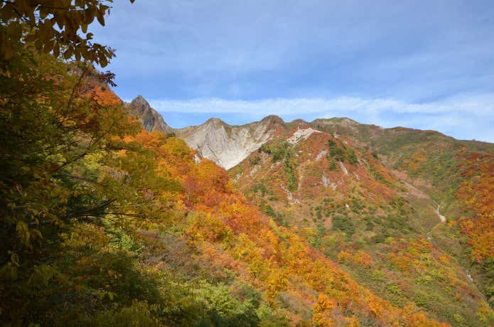 雨飾山の紅葉