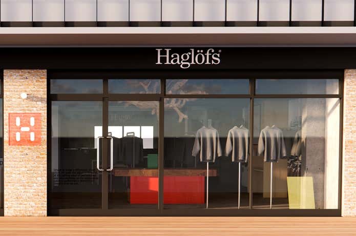 ホグロフス原宿店　フロント