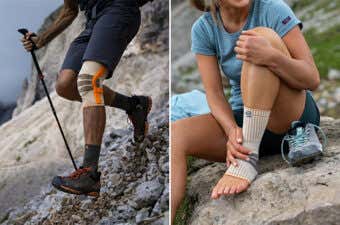 バウアーファインド新作　アウトドア用サポーター（膝サポーター「OUTDOOR KNEE SUPPORT」、足首用サポーター「OUTDOOR ANKLE SUPPORT」）