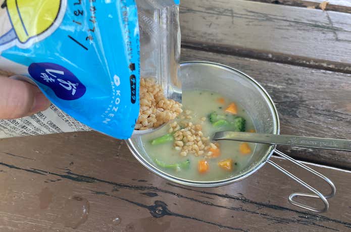 スープにちょい足しがオススメの食べ方
