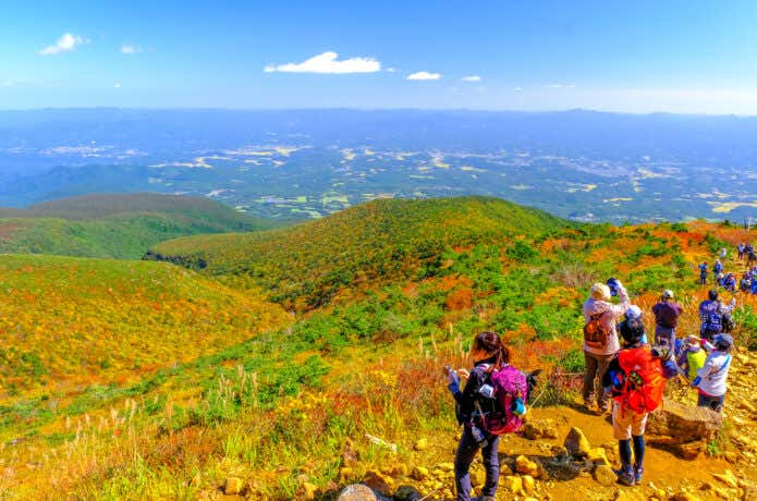 秋の山