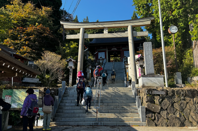 御嶽神社の石段