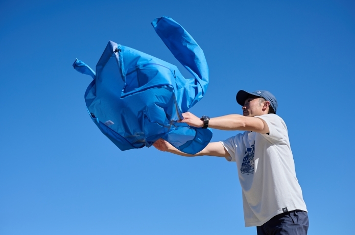 ミレーのレインウェアの軽やかさ