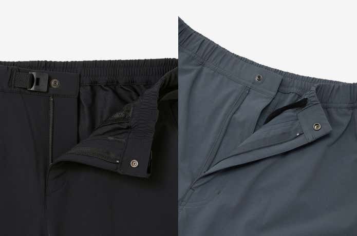 ザ・ノース・フェイスのトレッキングパンツのウエスト仕様の違い