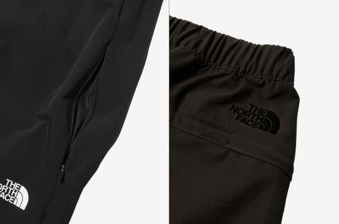 ザ・ノース・フェイスのトレッキングパンツのディテール