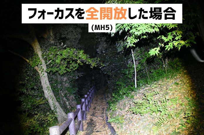 フォーカス全開放の光