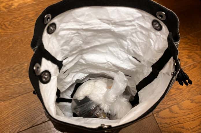 下山後の片付けも楽