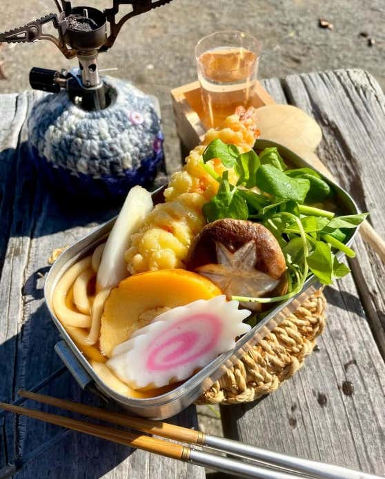七草鍋焼きうどん